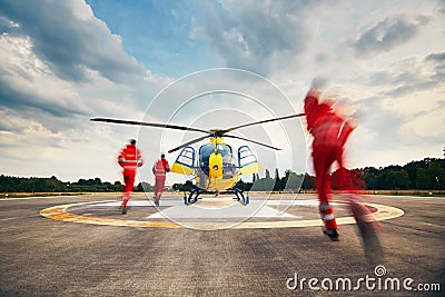 Air rescue service Stock Photo