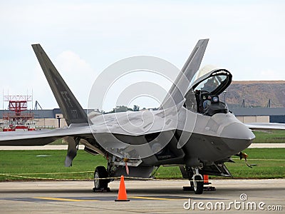 Air Superiority F22 Raptor Editorial Stock Photo