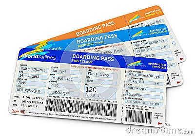 Air tickets Stock Photo