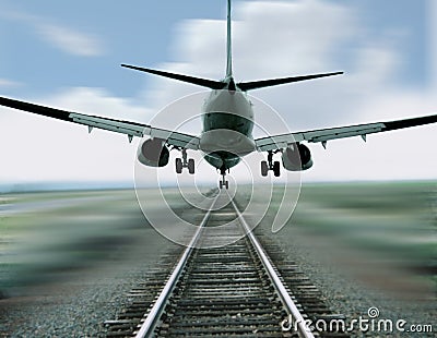 AIR TRAVEL Stock Photo