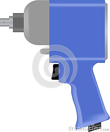 Air wrench Vector Illustration
