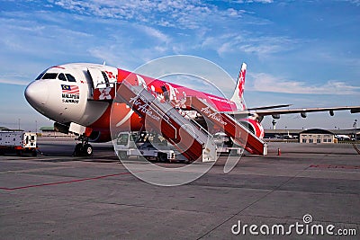 AirAsia plane Editorial Stock Photo