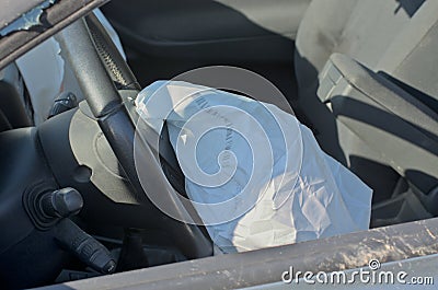 Airbag Stock Photo