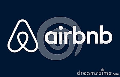 Airbnb logo Editorial Stock Photo