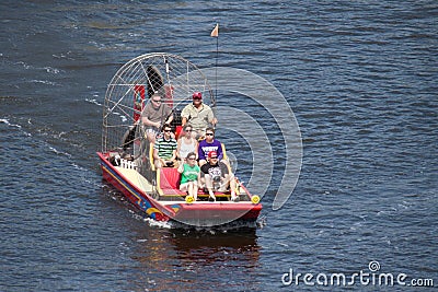 Airboat Rides Editorial Stock Photo