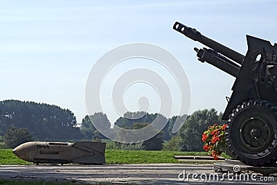 Airborne monument Stock Photo