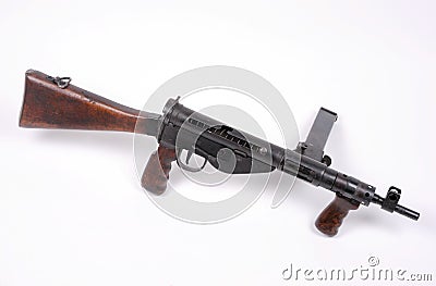 Airborne troops Sten Gun Stock Photo