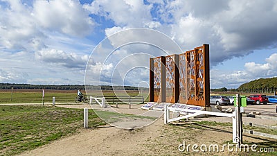 Airborre memorial Ede, Netherlands Editorial Stock Photo