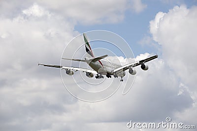 Airbus A380 double deck passenger jet Editorial Stock Photo