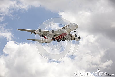 Airbus A380 double deck passenger jet Editorial Stock Photo