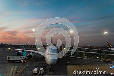 Airbus Plane Departure Lounge Airport Editorial Stock Photo