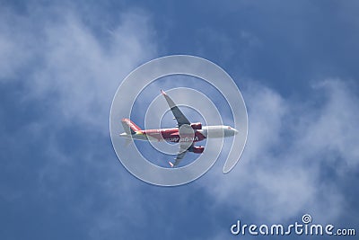 A676 Airbus A320-200 of Vietjet airline Editorial Stock Photo
