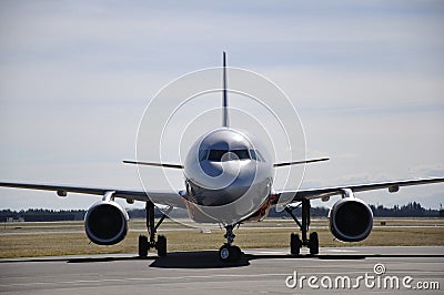 Airbus 320 Stock Photo