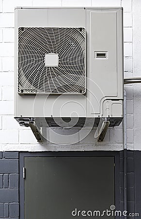 Aircondition compressor Stock Photo