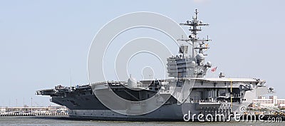 Aircraft Carrier Editorial Stock Photo