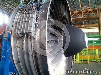 Aircraft Engine Editorial Stock Photo