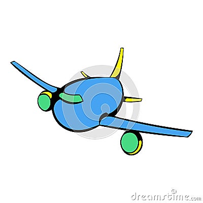 Aircraft icon, icon cartoon Vector Illustration