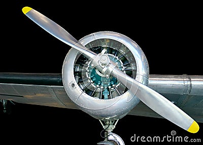 Aircraft Propeller Stock Photo