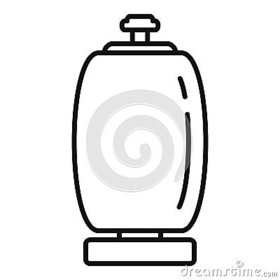 Aircraft repair pneumatic icon, outline style Vector Illustration