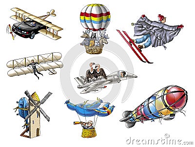 Aircrafts Stock Photo