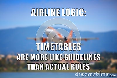 Airline memes Stock Photo