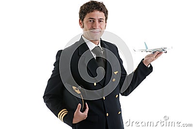 Airline Pilot/Captain Stock Photo