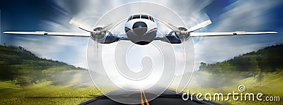 Airplane Stock Photo