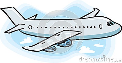 Airplane Vector Illustration