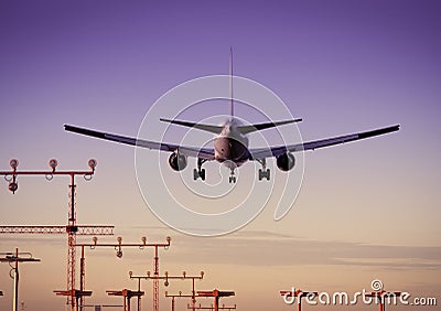 Airplane / Airport Stock Photo