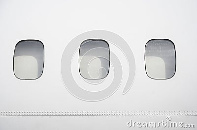 Airplane fuselage Stock Photo
