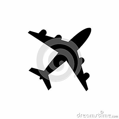 Airplane icon vector design Vector Illustration