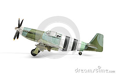 Airplane paper model. Stock Photo