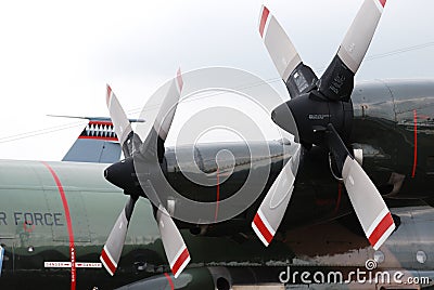 Airplane Propeller Stock Photo