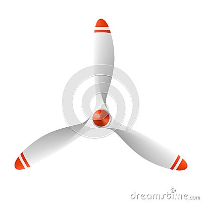 Airplane propeller Vector Illustration