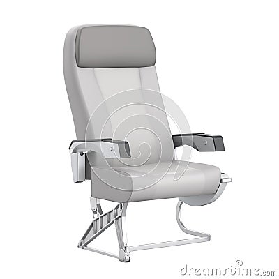 Airplane Seats Isolated Stock Photo