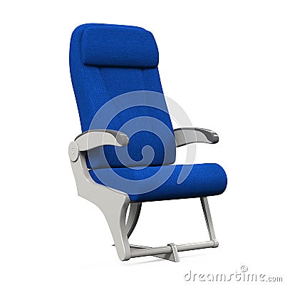 Airplane Seats Isolated Stock Photo