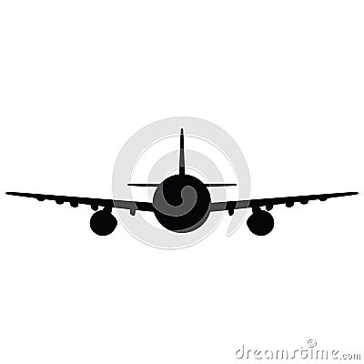 Airplane silhouette Vector Illustration