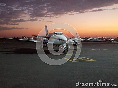 Private plane Stock Photo