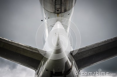 Airplane tail Stock Photo