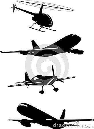 Airplane vector Vector Illustration