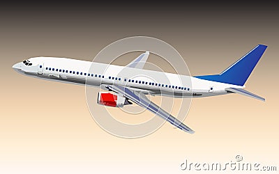 Airplane vector Vector Illustration