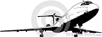 Airplane Vector Illustration