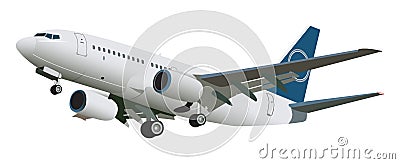 Airplane Vector Illustration