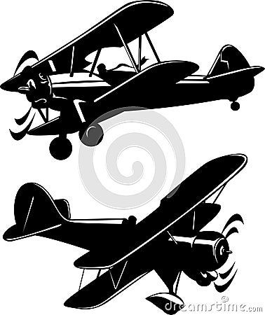 Airplanes Vector Illustration