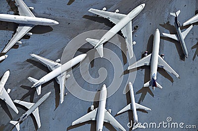 Airplanes Stock Photo