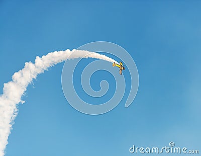 Airplanes on airshow Stock Photo