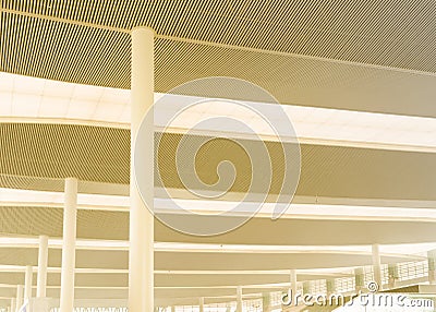 Airport architecture Stock Photo