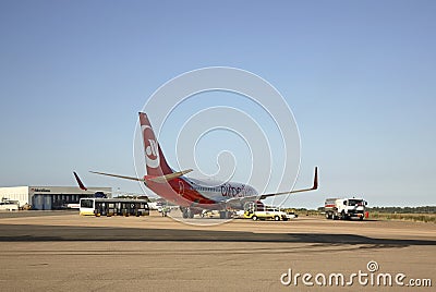 Airport Costa Smeralda in Olbia. Sardinia. Italy Editorial Stock Photo