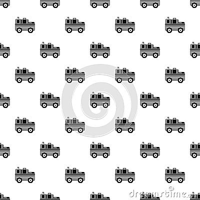 Airport freight loader pattern, simple style Vector Illustration