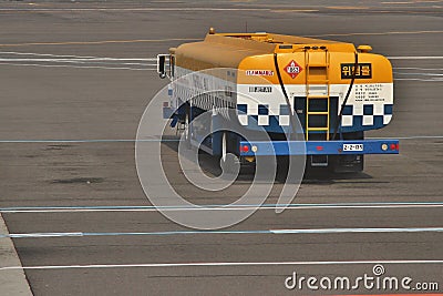 Fuel truck Editorial Stock Photo